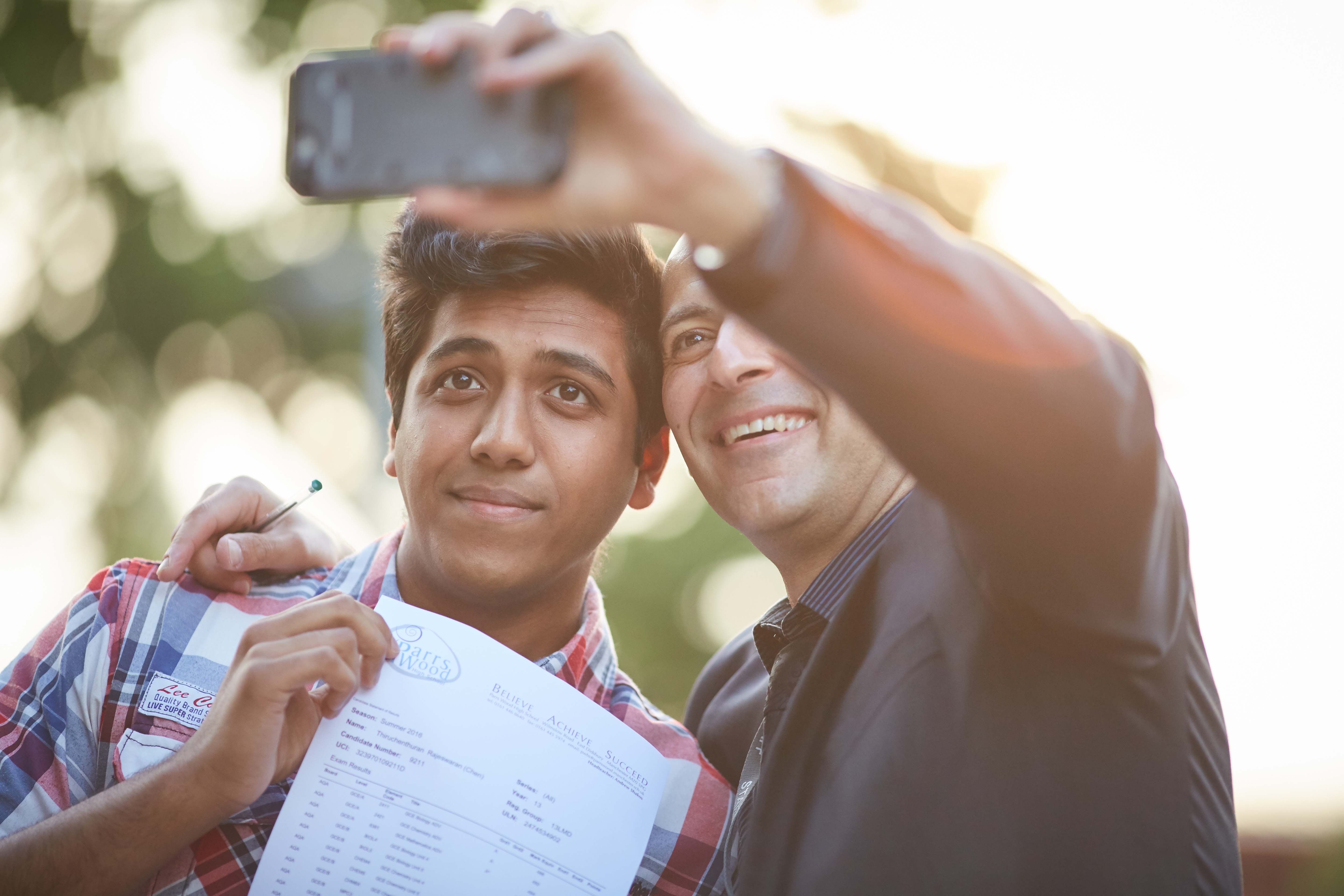 Manchester schools celebrate bumper crop of A level results
