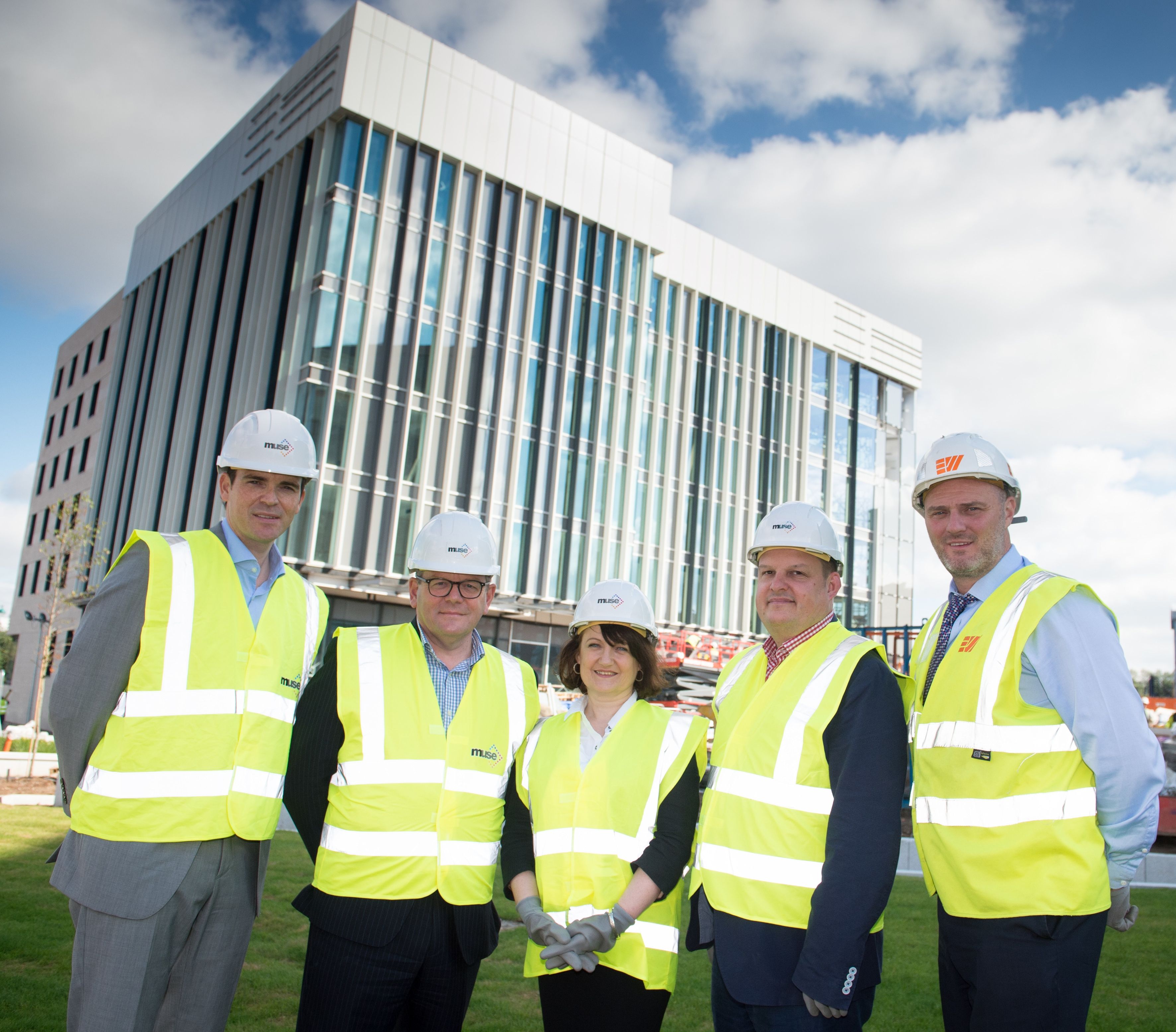 Progress At Stockport Exchange Is Marked By Holiday Inn Express Tour