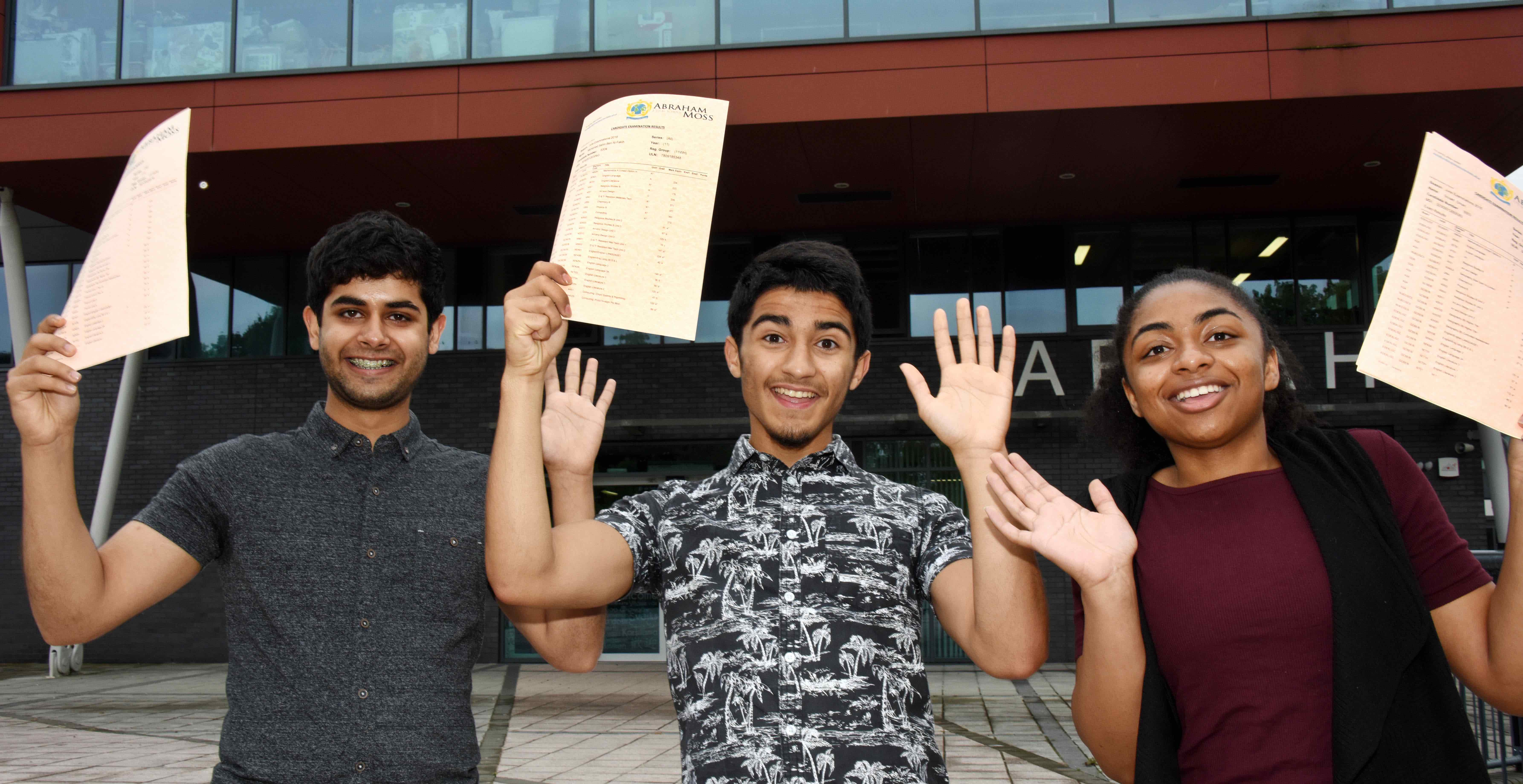 Manchester schools celebrate outstanding GCSEs as citywide results also rise