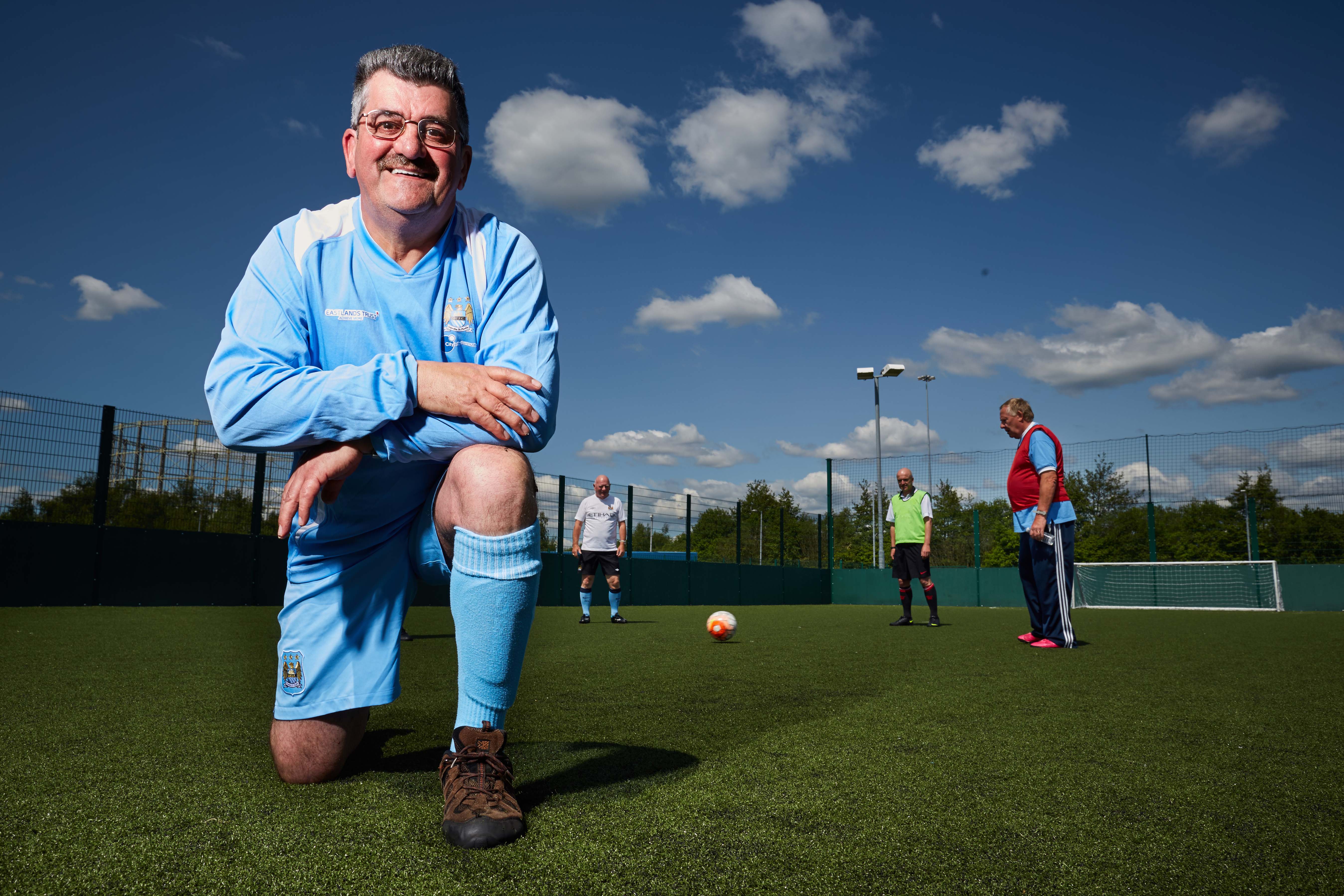 Fresh on the heels of the Manchster derby: Walking-footballer Grandad set to be City’s very own Silva Senior