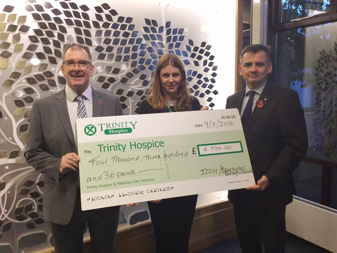 Charity donation from cremation recycling scheme