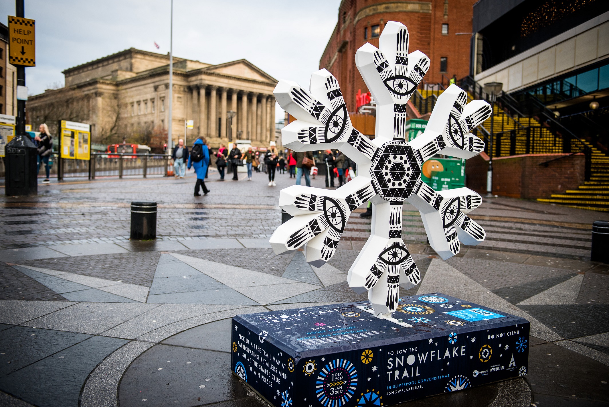 The snowflakes have landed in Liverpool