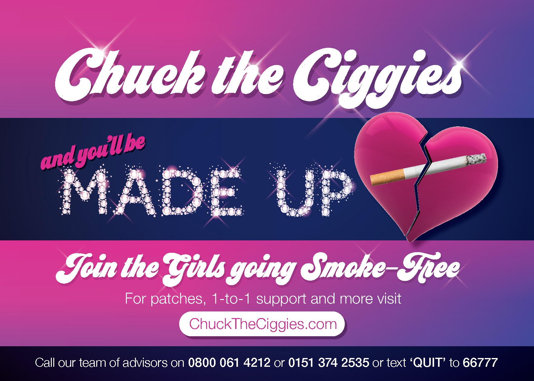 Famous faces offer support to quit smoking
