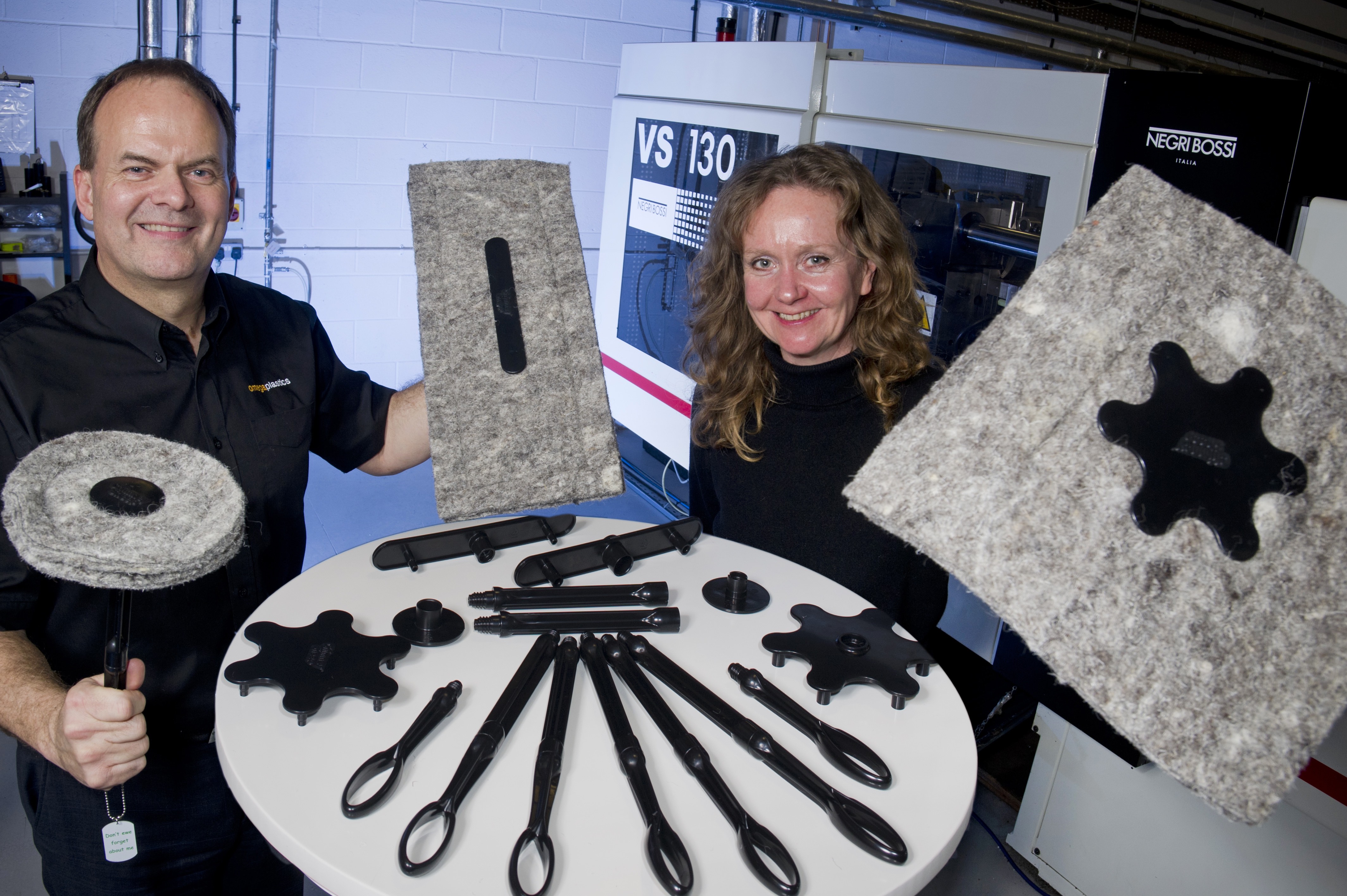Omega Plastics help Cumbrian eco entrepreneur shear her way to international success