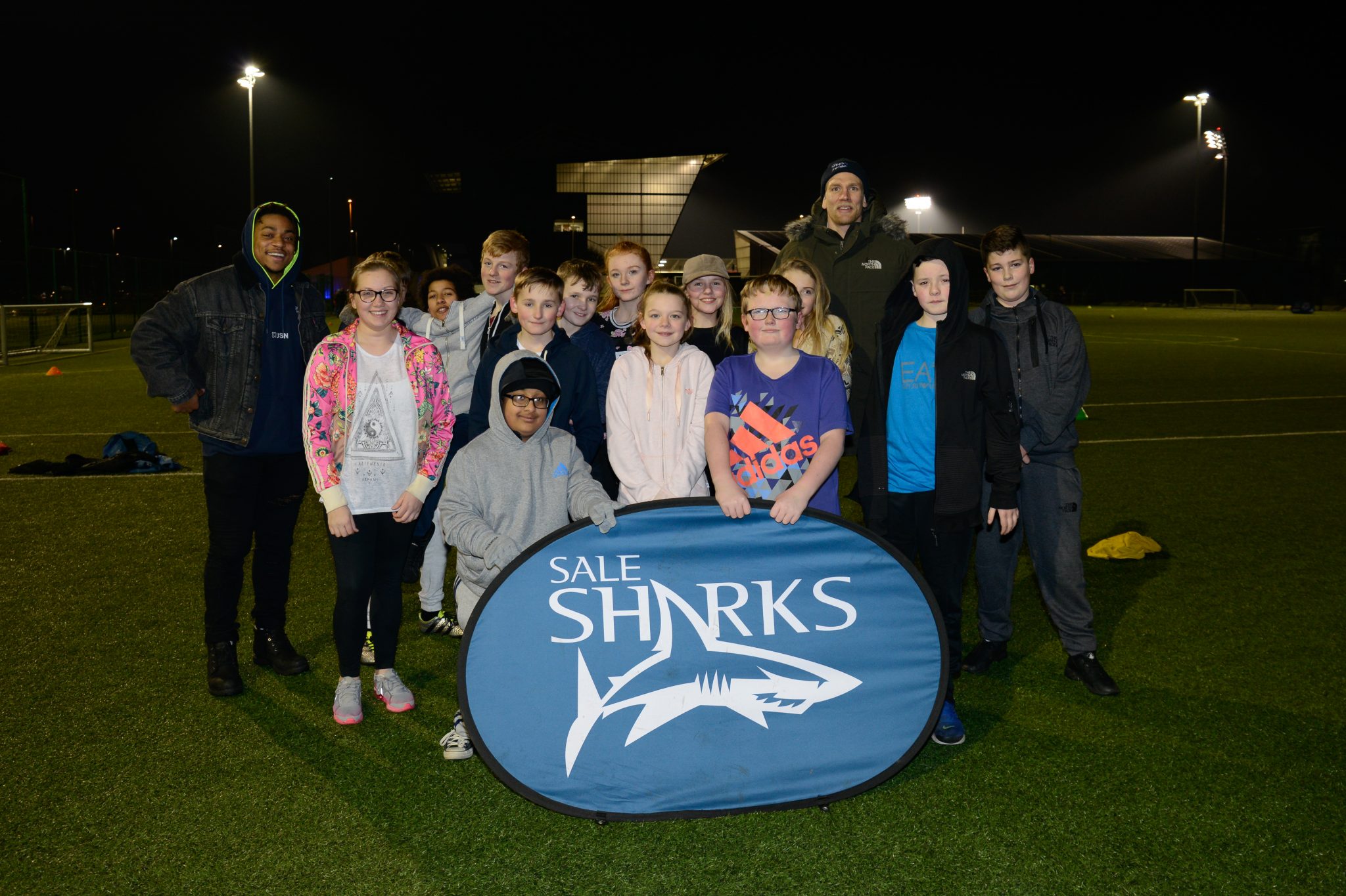 Printerland hand hundreds of match tickets to youth charity partners of Sale Sharks