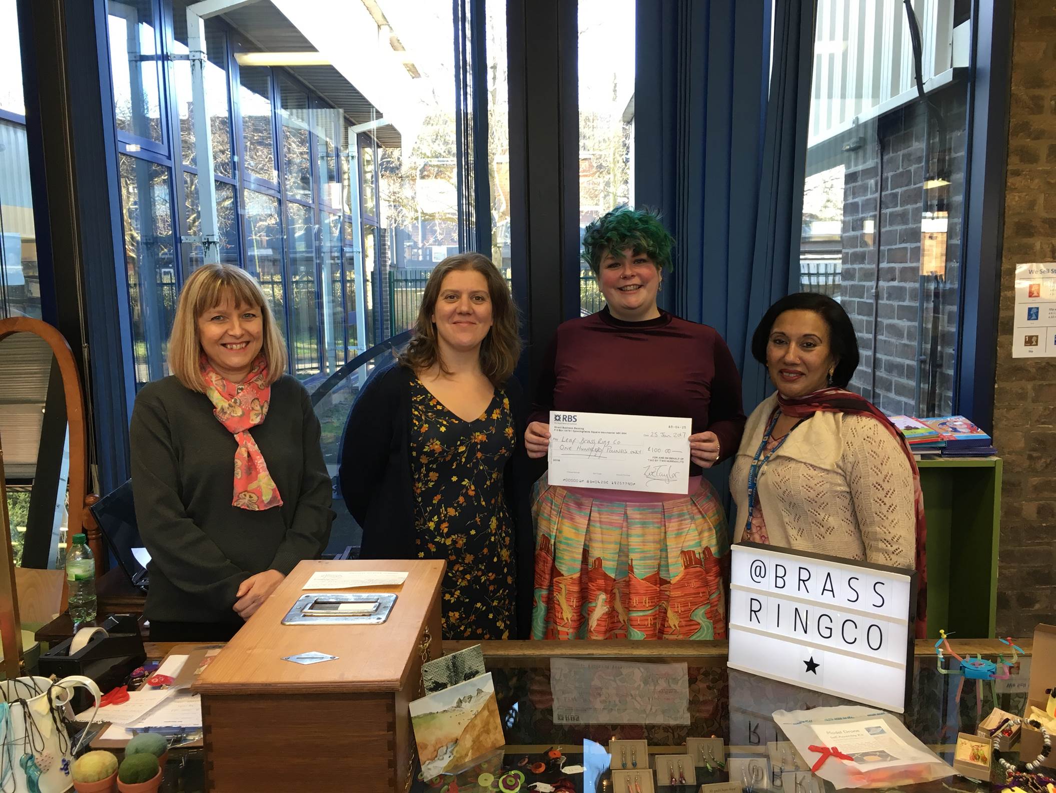 Two By Two support new Coppice Library craft shop