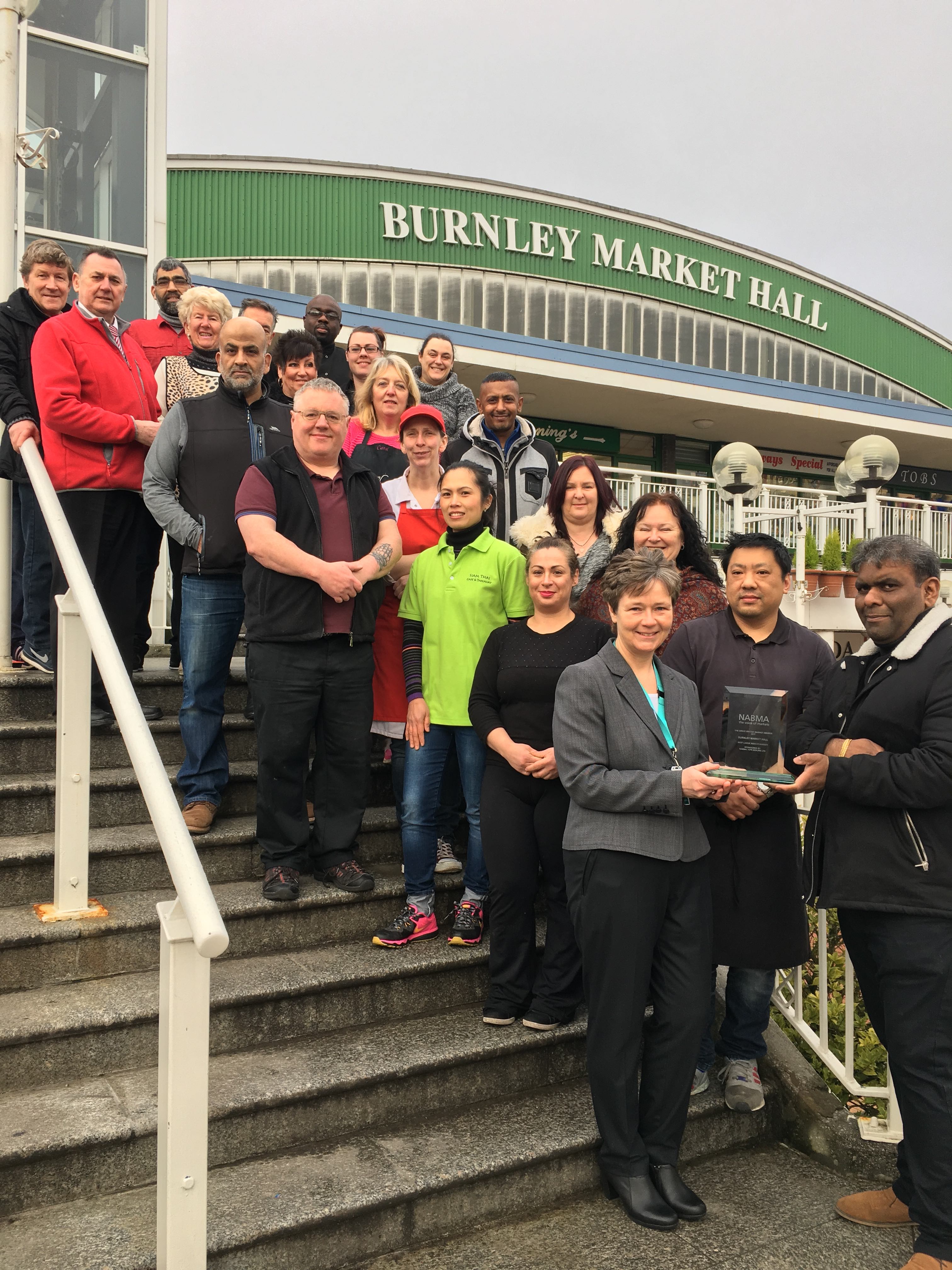 Market traders celebrate national  award