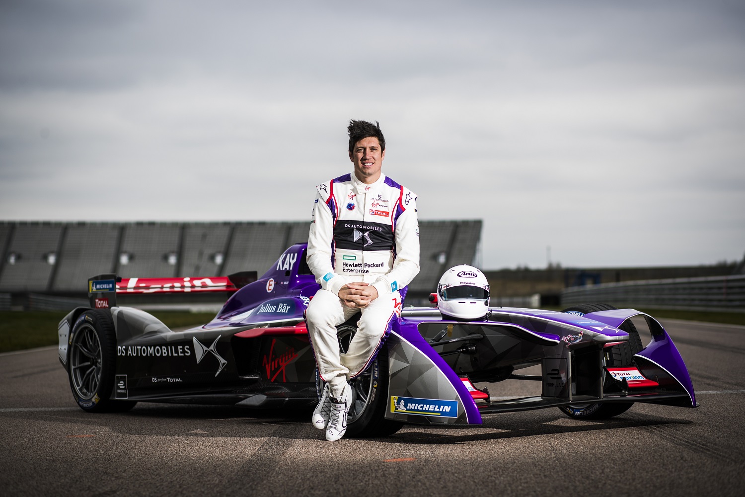 VERNON KAY DRIVES DS VIRGIN RACING’S FORMULA E CAR
