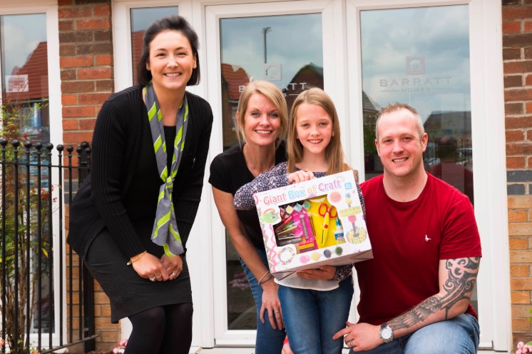 Local nine-year-old wins housebuilder’s crafty colouring competition