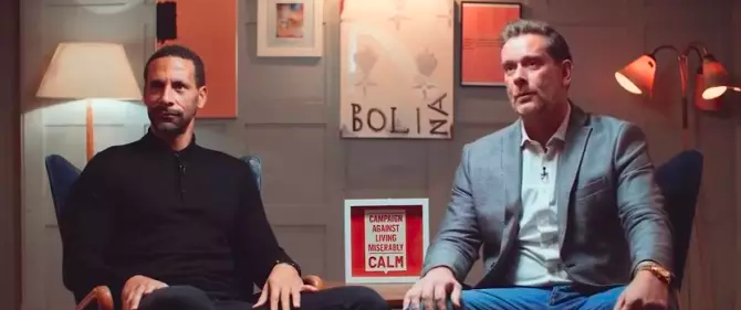 Rio Ferdinand is the latest star to feature in CALMS #BestManProject