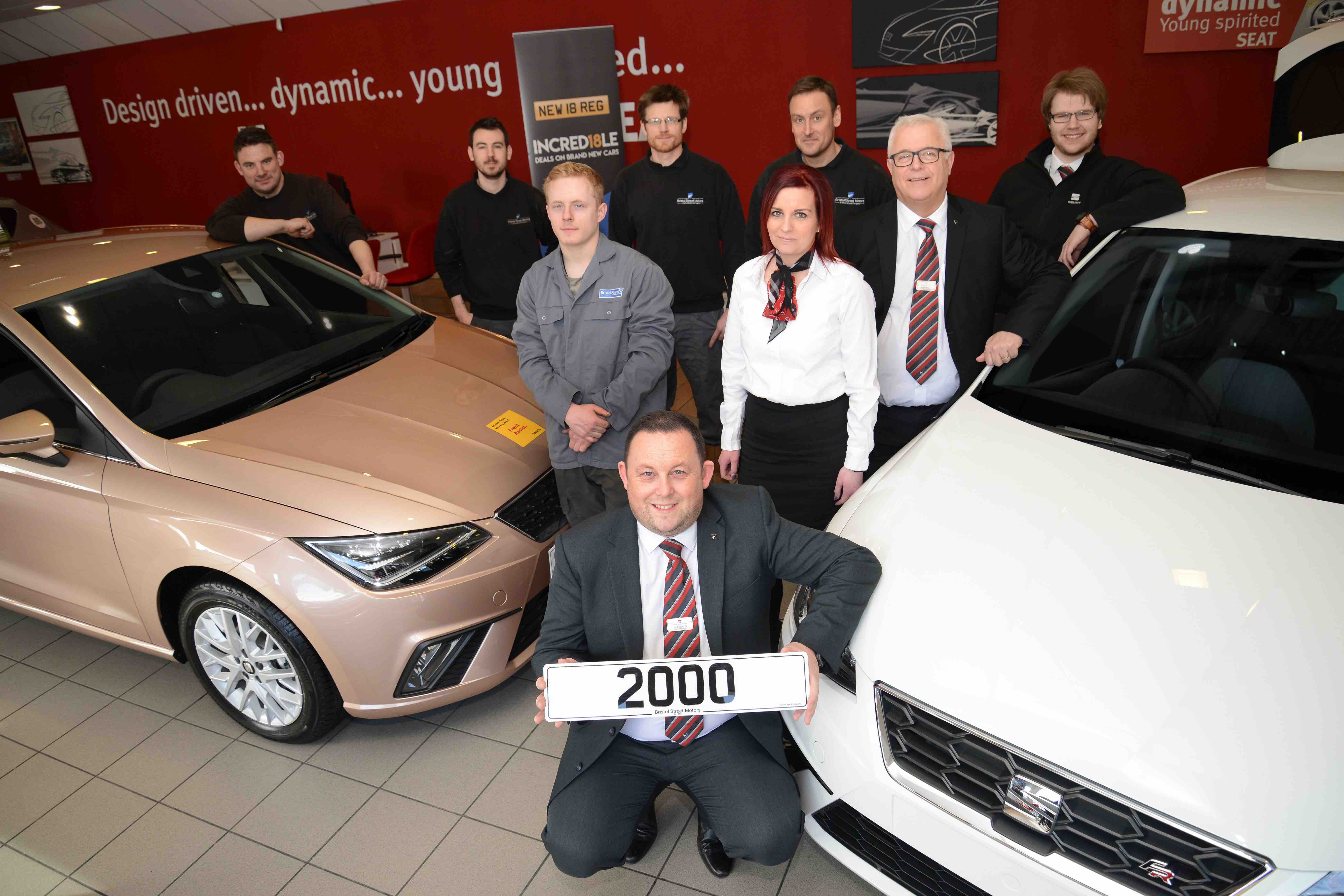 Bristol Street Motors Darlington SEAT wins national team prize for excellent customer service