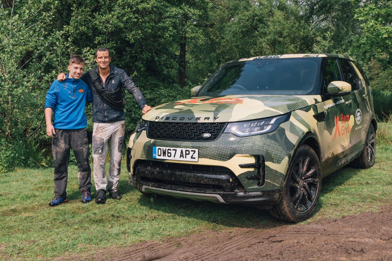 LAND ROVER AND BEAR GRYLLS SURPRISE 13 YEAR OLD WHO WENT ABOVE AND BEYOND