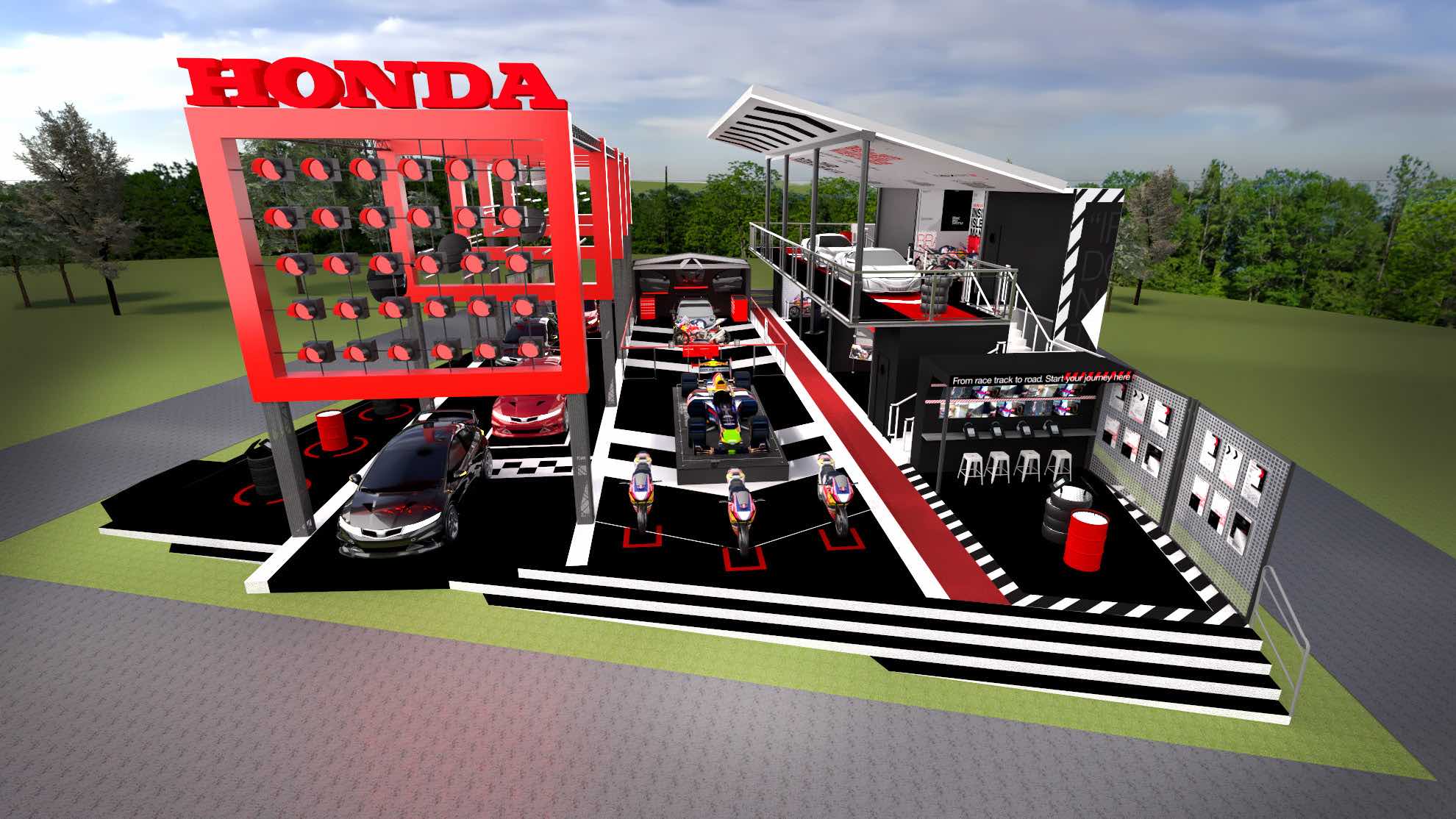 HONDA UK UNVEILS STAND DESIGN FOR 2018 GOODWOOD FESTIVAL OF SPEED