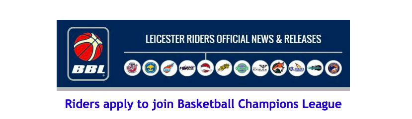 Riders apply to join Basketball Champions League