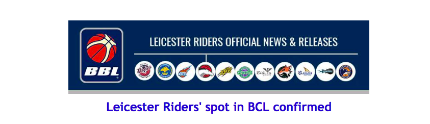Leicester Riders’ spot in BCL confirmed