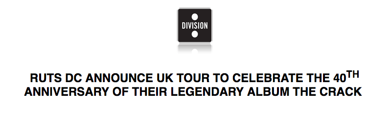 Ruts DC announce 40th Anniversary Tour 2019 Plus special guests The Professionals