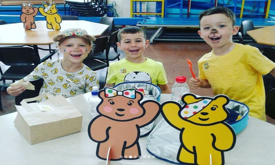 Asda Warrington hosts a Picnic for Pudsey!