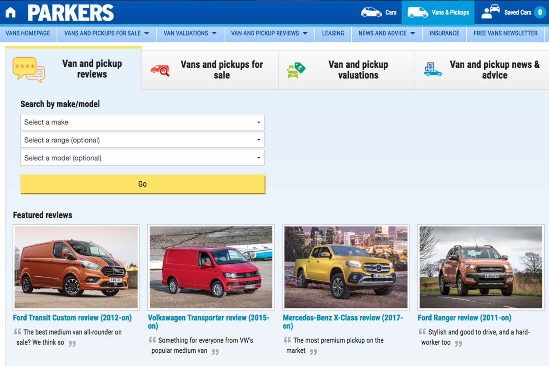 PARKERS VANS AND PICKUPS – RELAUNCHED, REFRESHED AND THE NEW NAME FOR PARKERS VANS