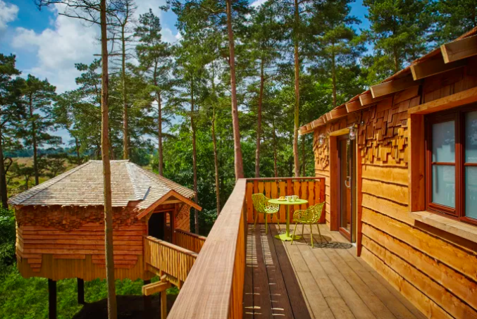 New Treehouses complete at Center Parcs Woburn Forest