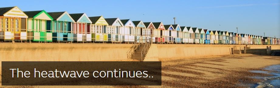 The heatwave continues….