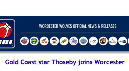 Gold Coast star Thoseby joins Worcester