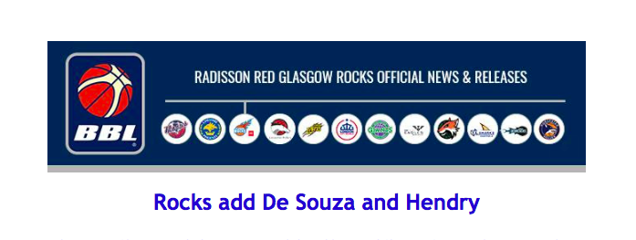 Rocks add De Souza and Hendry