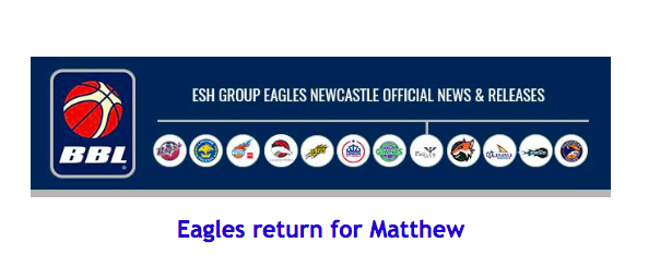 Eagles return for Matthew