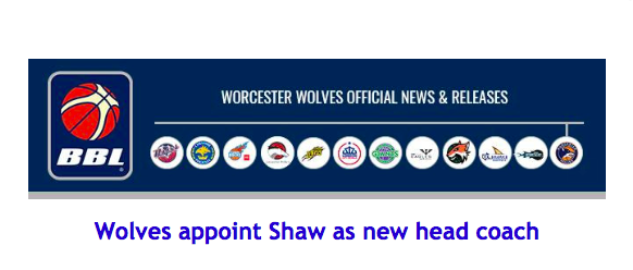 Wolves appoint Shaw as new head coach