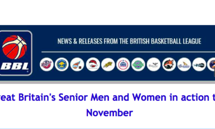 Great Britain’s Senior Men and Women in action this November