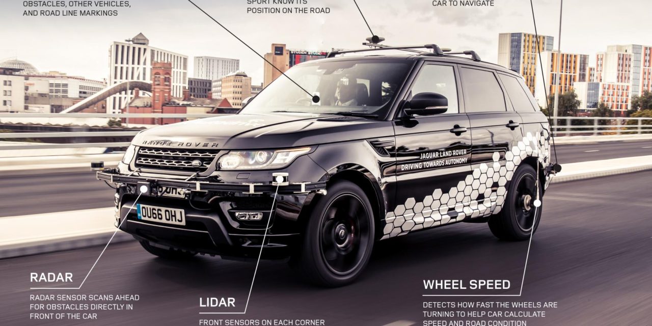 SELF-DRIVING RANGE ROVER RUNS AUTONOMOUS RINGS ROUND COVENTRY