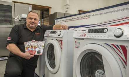 Salisbury’s Gas and Electrical one of first with new British made washers from Ebac