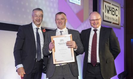 Hat-Trick for Miller Homes Site Manager at Pride in the Job Awards