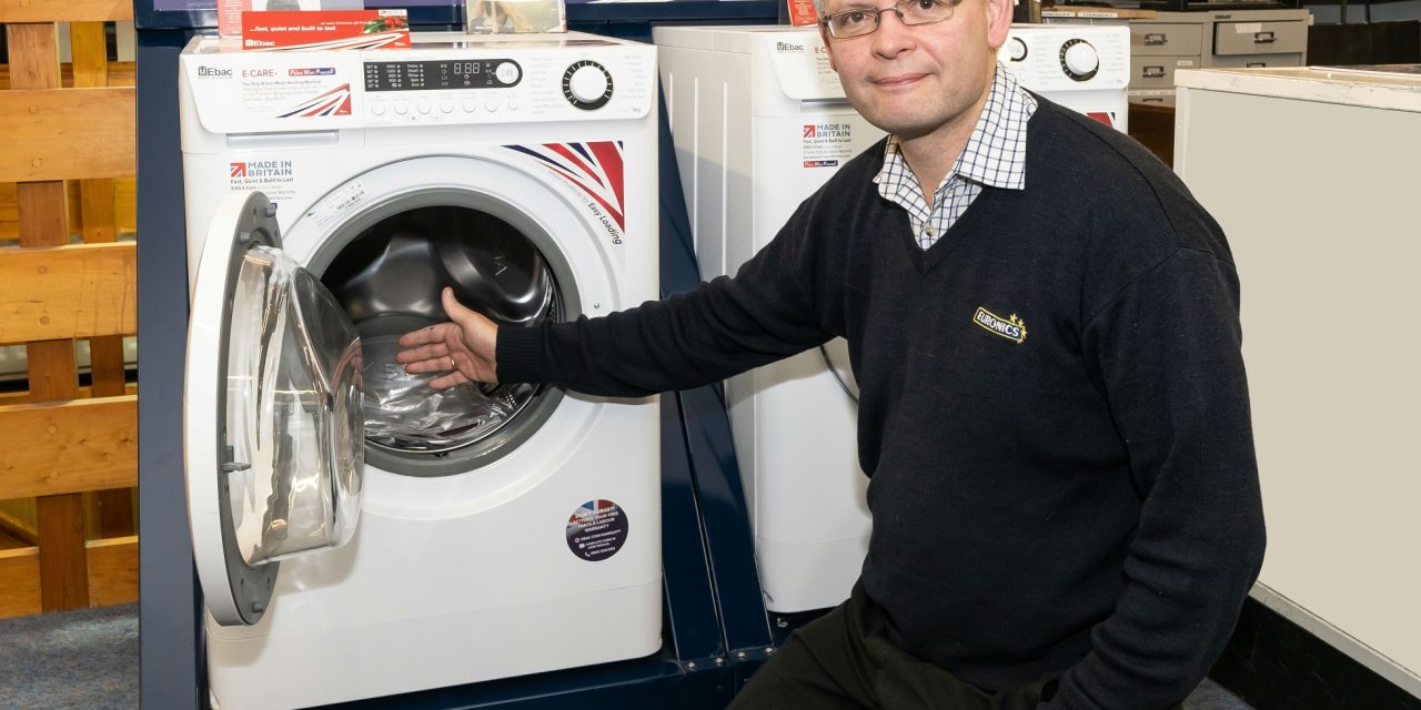 Bakewells one of first with new British made washers from Ebac