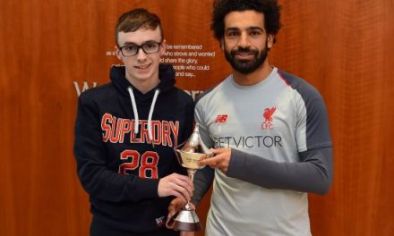 LIVERPOOL FAN FLIES IN FROM NORTHERN IRELAND TO MEET IDOL MO SALAH