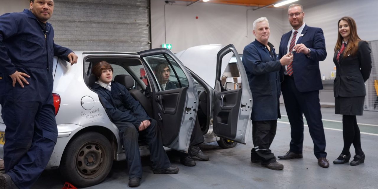 Bristol Street Motors Widnes Nissan supports budding mechanics