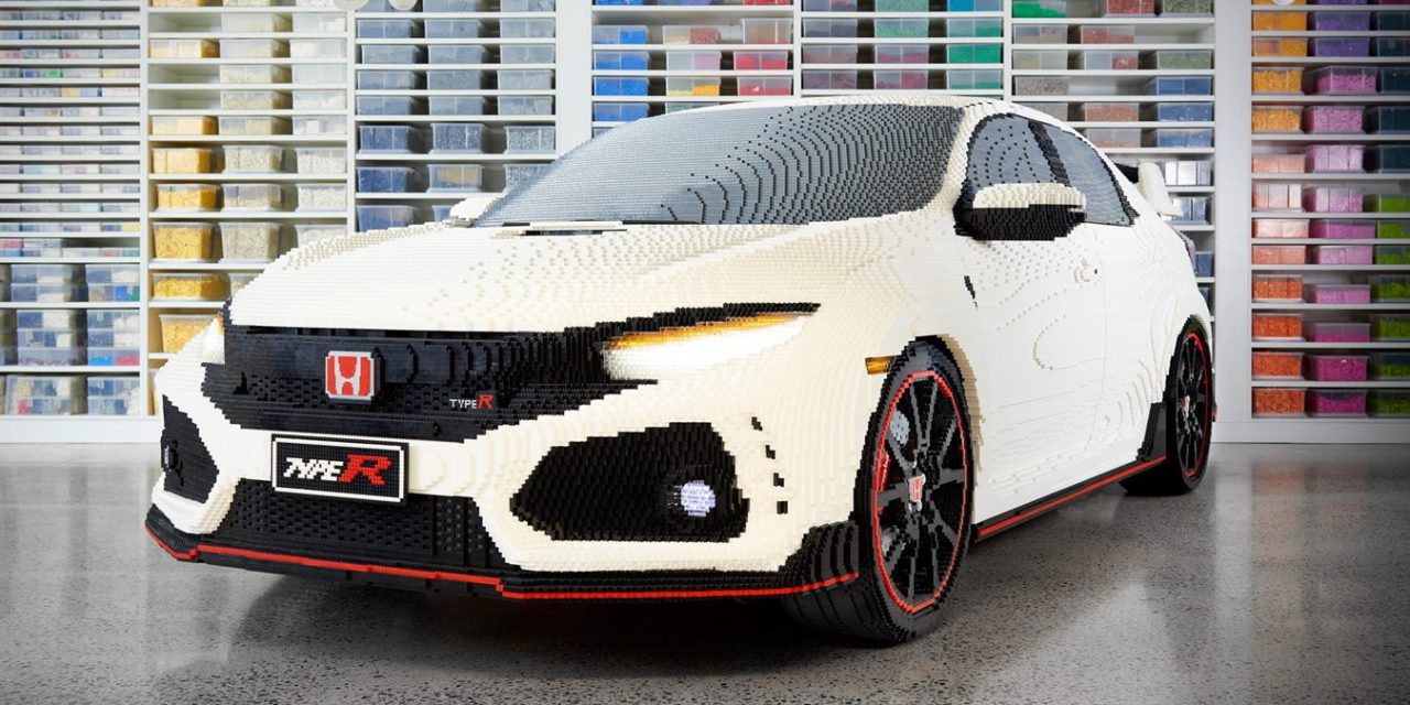 LIFE-SIZE LEGO® HONDA CIVIC TYPE R MAKES ITS DEBUT