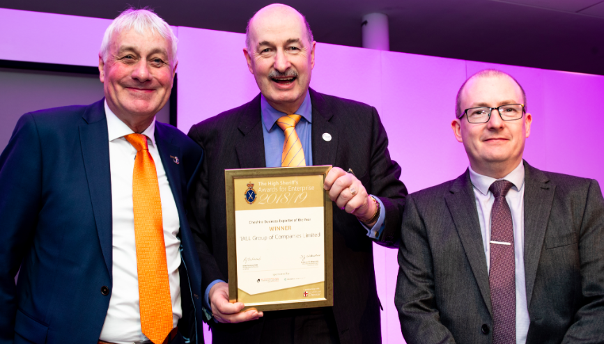 TALL GROUP WINS CHESHIRE BUSINESS EXPORTER OF THE YEAR