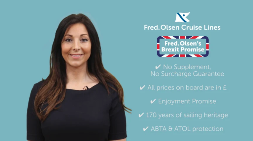 Fred. Olsen Cruise Lines launches new ‘Brexit Promise’ – with a full refund AND free cruise guarantee
