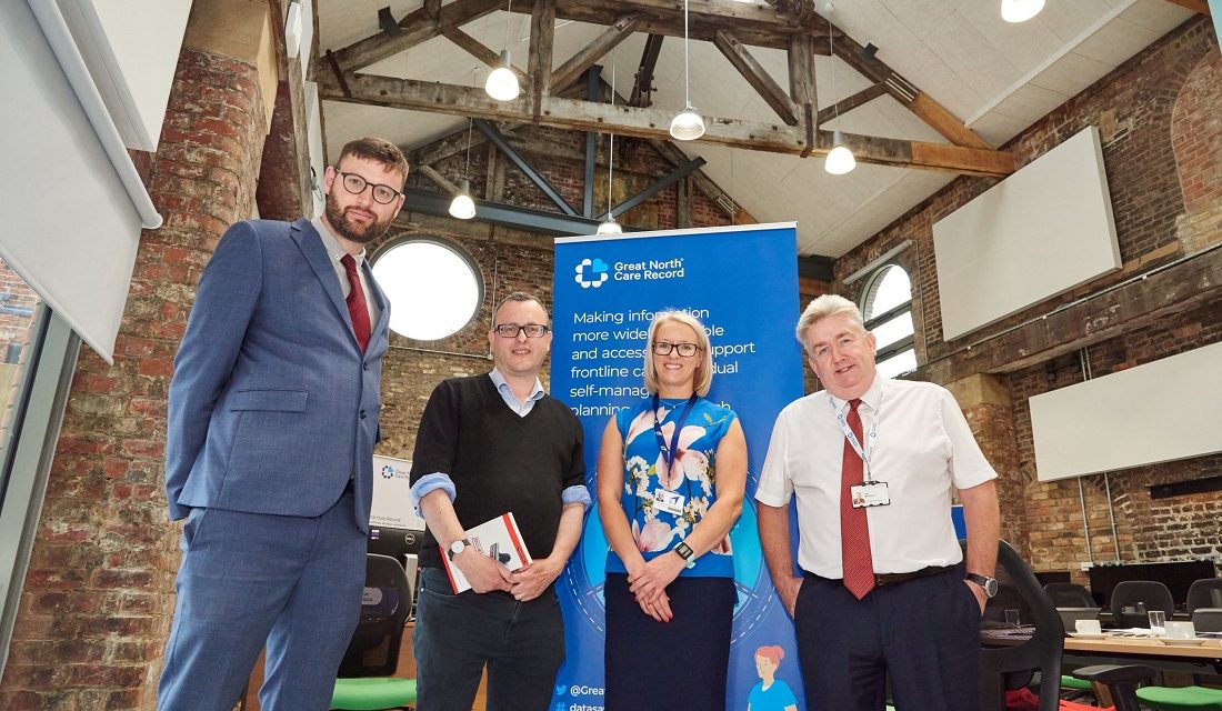Matthew Gould opens Great North Care Record new offices