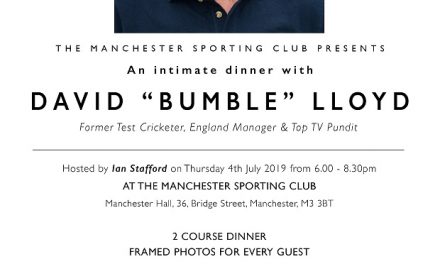 David “Bumble” Lloyd to star at The Manchester Sporting Club