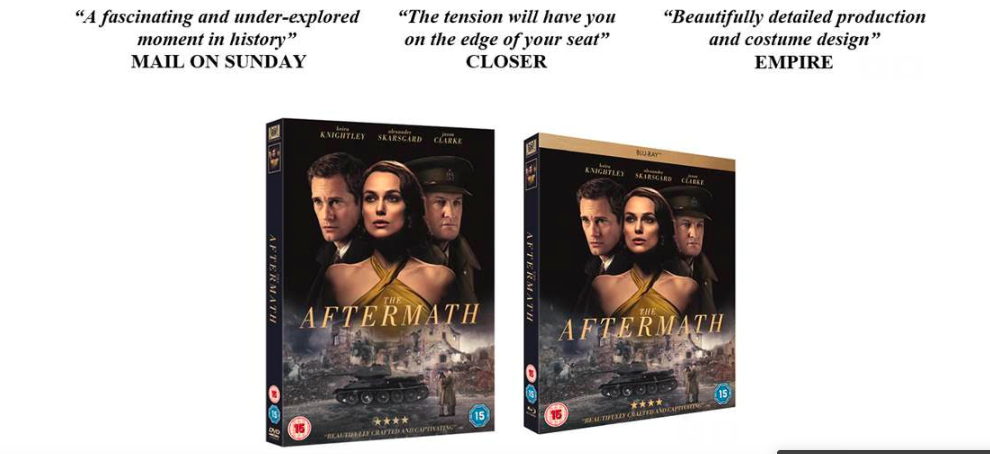 THE AFTERMATH | ON BLU-RAY & DVD | 8th July