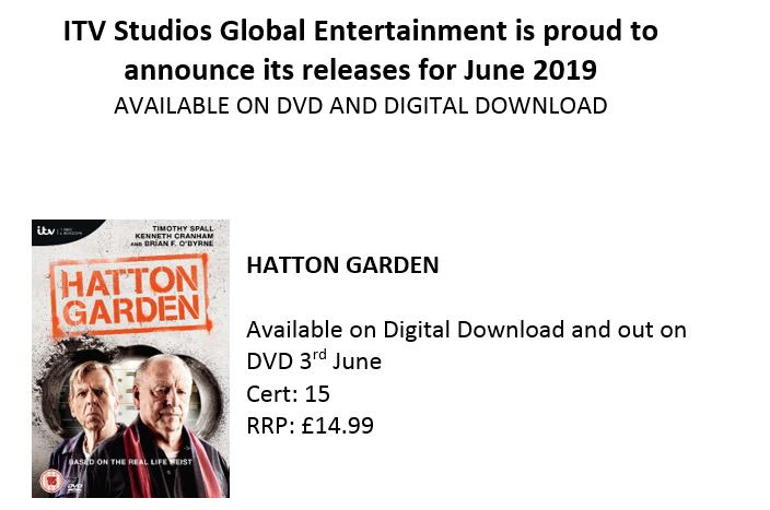 ITV Studios Global Entertainment is proud to announce its releases for June 2019