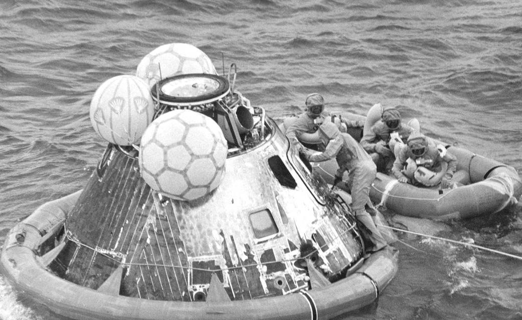 This Week in NASA History: Apollo 11 Splashes Down – July 24, 1969