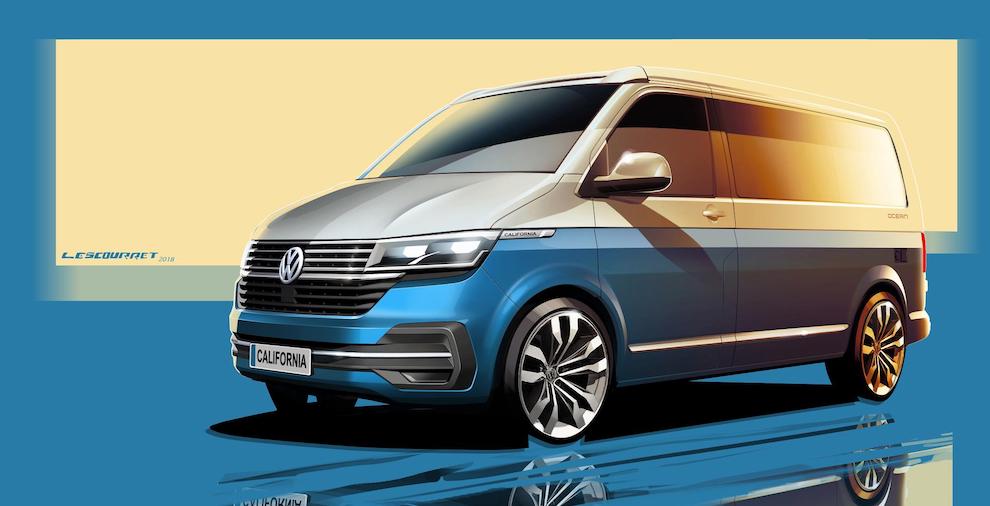 UPDATE FOR THE ICONIC CAMPER VAN: VOLKSWAGEN OFFERS A FIRST LOOK AHEAD AT THE NEW CALIFORNIA 6.1