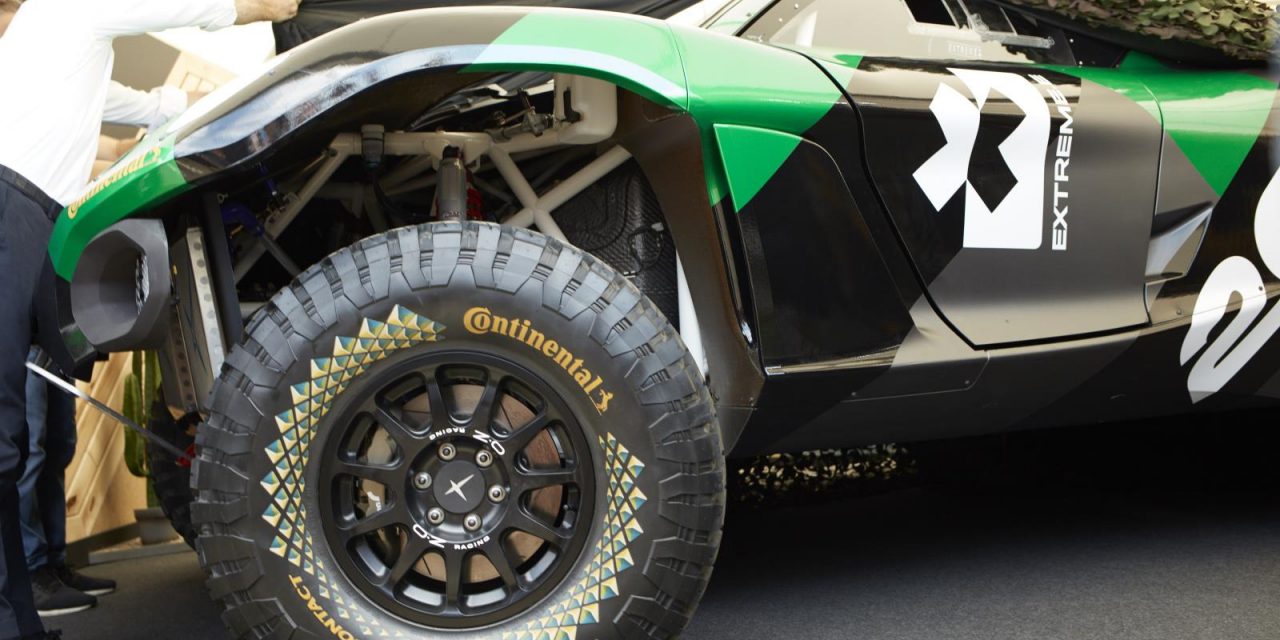 WORLD PREMIERE OF EXTREME E ELECTRIC SUV WITH CONTINENTAL TYRES AT GOODWOOD FESTIVAL OF SPEED