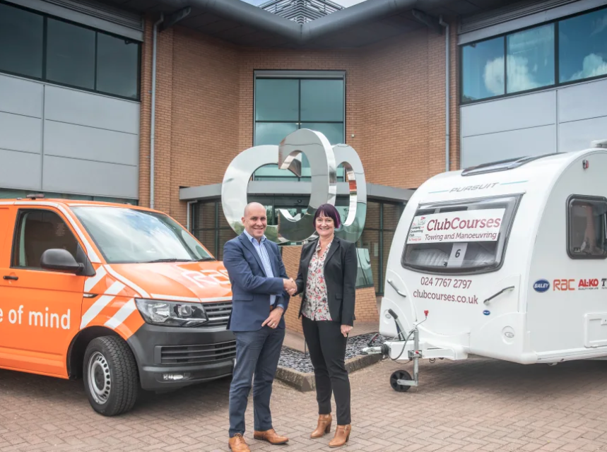 RAC renews its long relationship with The Camping and Caravanning Club