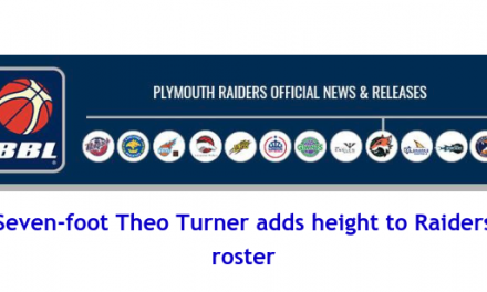 British Basketball League: Seven-foot Theo Turner adds height to Raiders roster