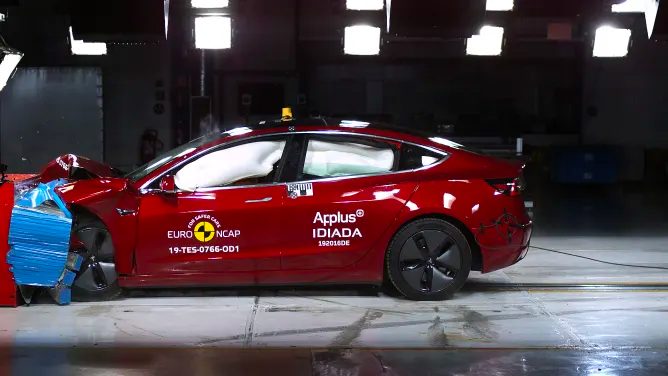 Tesla Model 3 sets new safety technology benchmark in Euro NCAP testing