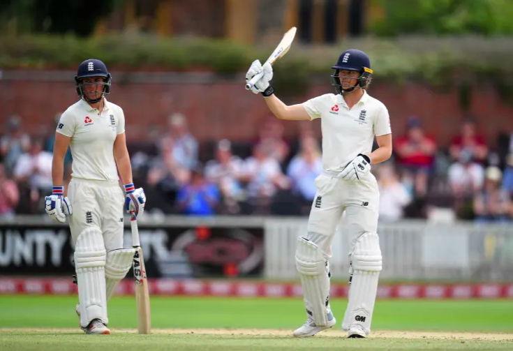 Maiden Test fifties for Jones and Sciver but England trail Australia by 221 runs