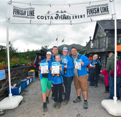 Costa Coffee team members climb to success to raise thousands for Costa Foundation
